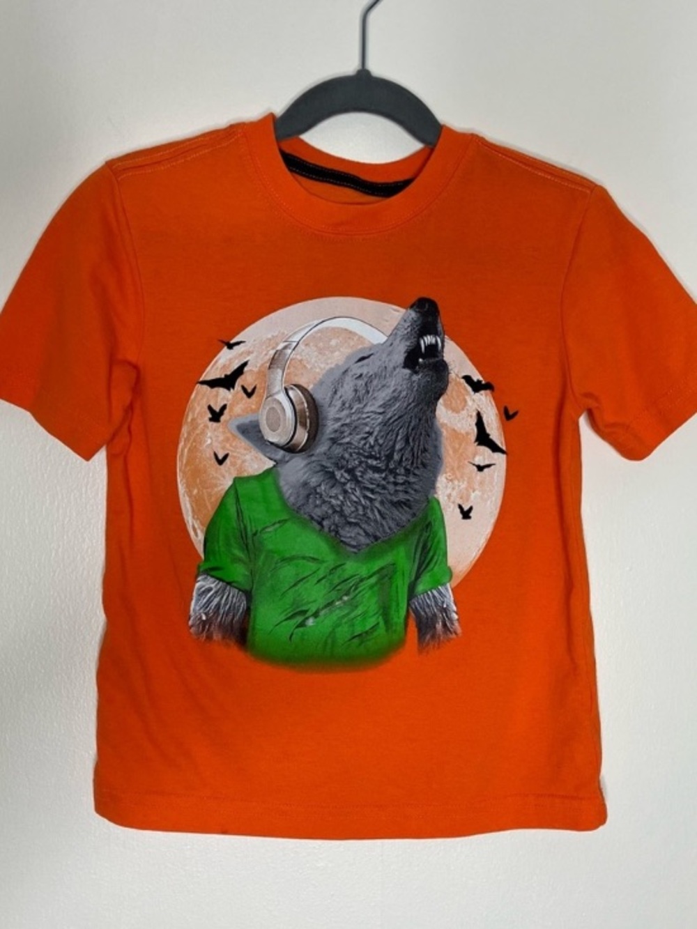 Boys Halloween werewolf t-shirt XS 4-5